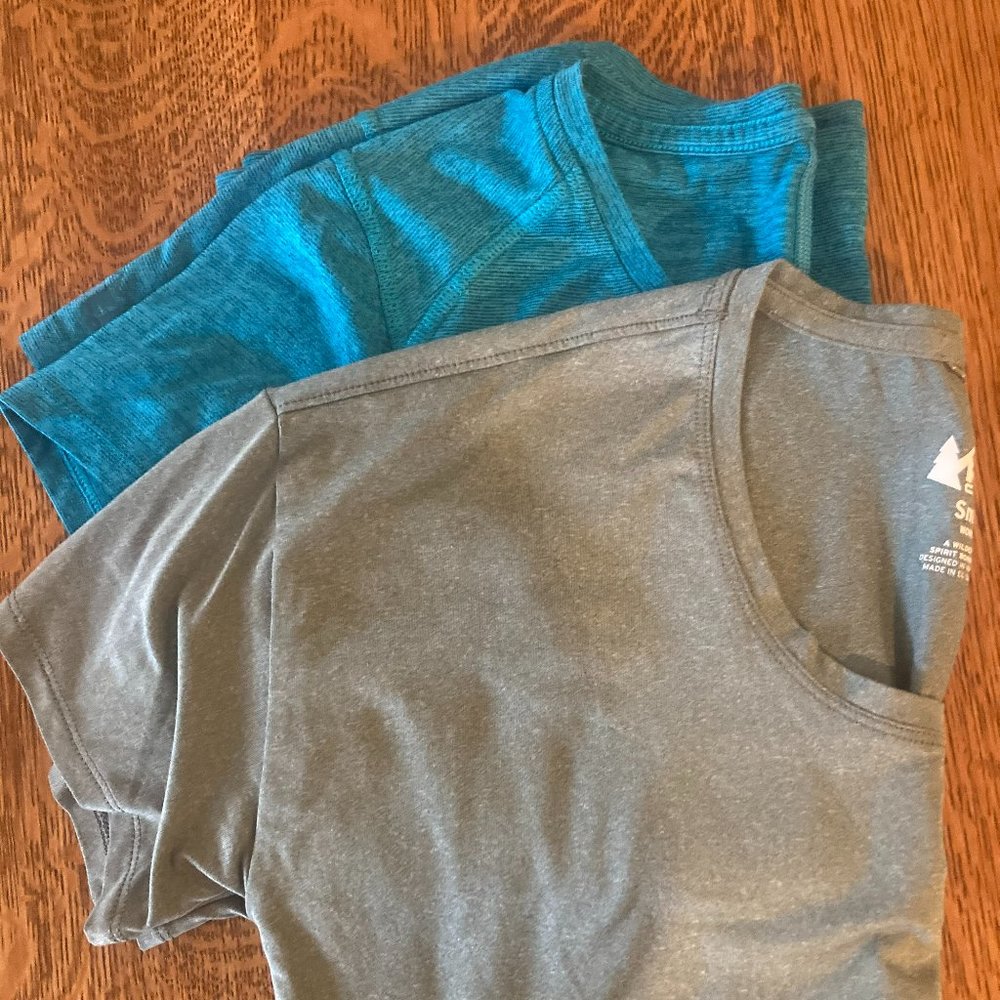 Two Women's REI T-Shirts - Size Small